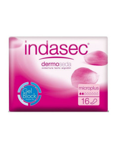 Incontinence Sanitary Pad Dermoseda Micro Plus Indasec