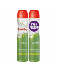 Spray déodorant Organic Extra Fresh Byly (2 uds)