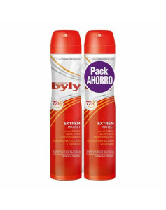 Spray Deodorant Extrem Protect Byly 8411104041158 (2 uds) 200 ml