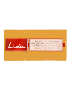 Natural Glycerine Soap Bar Lida (3 pcs)