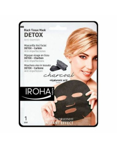 Cleansing Foam Detox Charcoal Black Iroha IROHA73 (1 Unit)