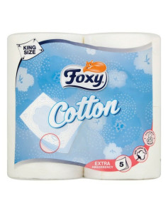 Papier Toilette Cotton Foxy Cotton (4 uds)