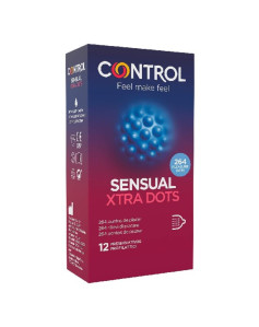 Prezerwatywy Sensual Xtra Dots Control (12 uds)
