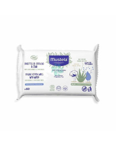 Lingettes To Cotton Water Mustela 1992055 60 ml (60 uds)