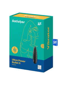 Wibrujący pocisk Ultra Power Satisfyer 5 Czarny