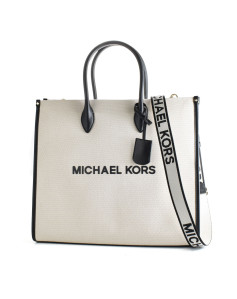 Women's Handbag Michael Kors 35S2G7ZT3C-BLACK White 39 x 35 x
