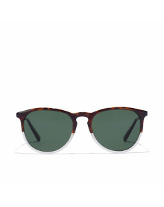 Unisex-Sonnenbrille Hawkers Ollie Weiß grün Havana Polarisiert