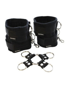 Hog Tie & Cuff Set Sportsheets ESS325-01 Black