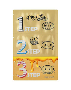 Anti-pore Mask Holika Holika Pig Clear Honey Gold 3 Step
