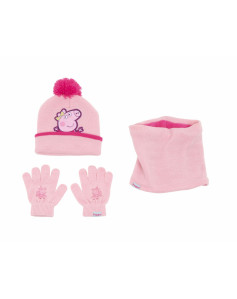 Mütze, Handschuhe und Halstuch Peppa Pig Cosy corner Rosa