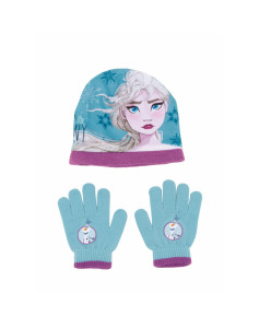 Bonnet et gants Frozen Memories Bleu