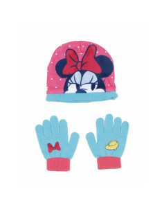 Czapki i rękawiczki Minnie Mouse Lucky Różowy
