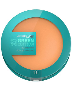 Puder kompaktowy Maybelline Green Edition Nº 100 Zmiękczacz