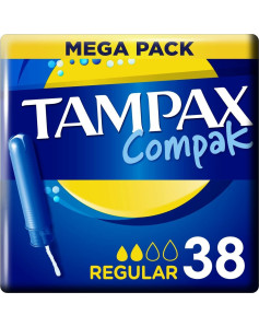 Regular Tampons Tampax Compak 38 unidades