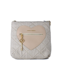 Women's Handbag Laura Ashley DIXIE-CREAM Grey 24 x 24 x 9 cm