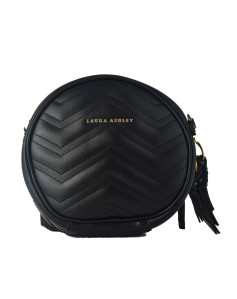 Damen Handtasche Laura Ashley A12-C01-BLACK Schwarz 19 x 19 x 9
