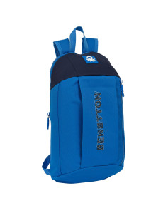 Casual Backpack Benetton Deep water Blue 10 L