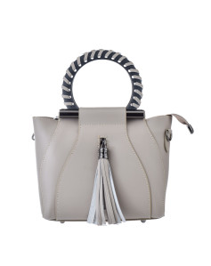 Women's Handbag Mia Tomazzi WB201297-GREY Beige 21 x 18 x 7 cm
