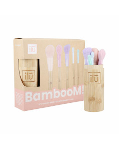 Set of Make-up Brushes Ilū Bamboom Lote Multicolour 6 Pieces