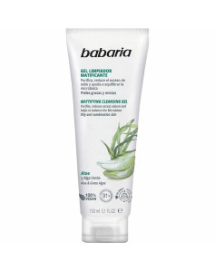 Facial Cleansing Gel Babaria Aloe Vera Mattifying finish 150 ml