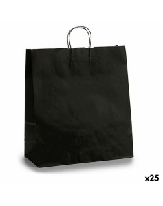 Paper Bag Black 16 x 57,5 x 46 cm (25 Units)