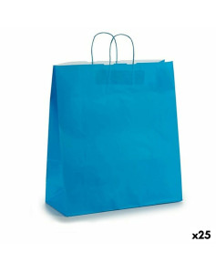 Papiertaschen Blau 16 x 57,5 x 46 cm (25 Stück)