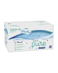 Pakiet sterylnych chusteczek czyszczących Dodot Dodot Pure 432