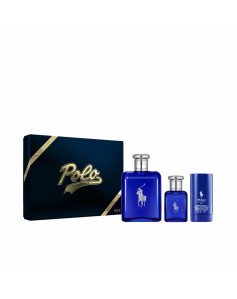 Men's Perfume Set Ralph Lauren Polo Blue 3 Pieces