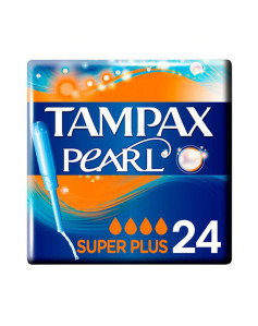 Pack of Tampons Pearl Super Plus Tampax Tampax Pearl (24 uds)