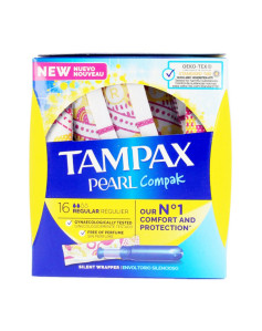 Tampons Normal PEARL Tampax (16 uds) (16 uds) (18 uds)