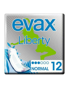 Normal Sanitary Pads Liberty Evax (12 uds)