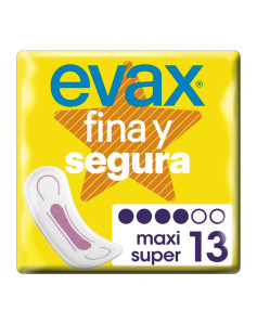 Maxi pads without wings FINA & SEGURA Evax Segura 13 Units