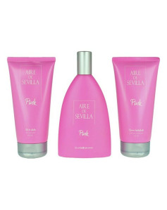 Women's Perfume Set Pink Aire Sevilla EDT (3 pcs) (3 pcs)