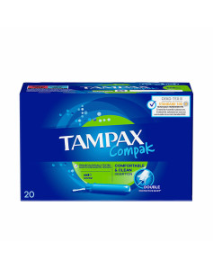 Super Tampons Tampax Compak 20 Units