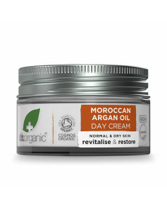 Odżywczy Krem na dzień Moroccan Argan oil Dr.Organic Argán 50 ml