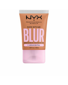 Crème Make-up Base NYX Bare With Me Blur Nº 14 Medium tan 30 ml