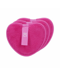 Make-up Remover Pads Ilū Reusable Heart Pink (3 Units)