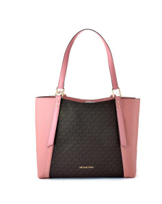 Women's Handbag Michael Kors ARLO Pink 26 x 29 x 14 cm