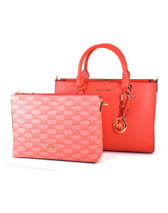 Women's Handbag Michael Kors CHARLOTE Red 30 x 20 x 12 cm