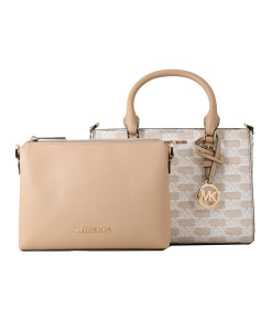 Women's Handbag Michael Kors CHARLOTE Brown 23 x 17 x 11 cm