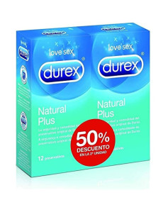 Condoms Durex Natural Plus 24 Units