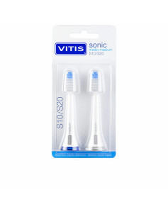 Rechange brosse à dents électrique Vitis Sonic S10/S20 2 Unités