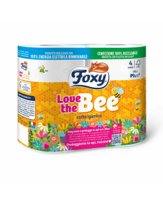 Toilettenpapierrollen Foxy Love the bee (4 Stück)