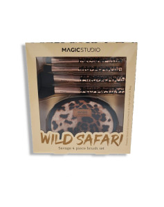 Zestaw Pędzli do Makijażu Magic Studio Wild Safari Savage 4