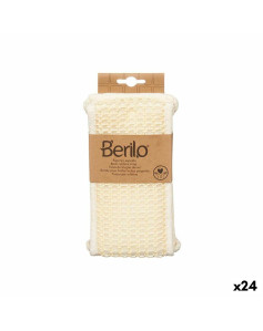 Body Sponge With handles White 20 x 3 x 11 cm (24 Units)