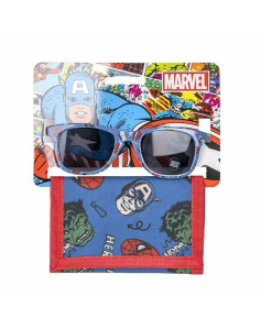 Sunglasses and Wallet Set The Avengers 2 Pieces Blue