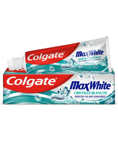 Zahnpasta für weißere Zähne Colgate Max White Cristales Blancos