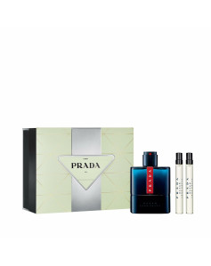 Men's Perfume Set EDT Prada Luna Rossa Ocean 3 Pieces
