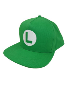 Czapka uniseks Super Mario Luigi Badge 58 cm Kolor Zielony