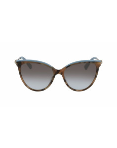 Damensonnenbrille Longchamp S Blau Gold Habana Ø 55 mm